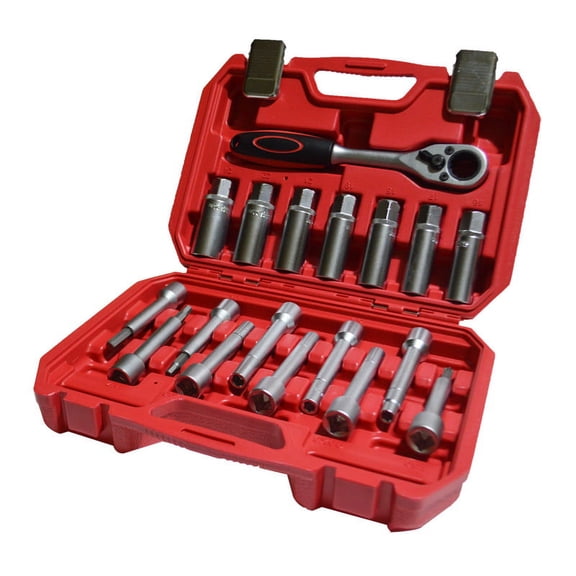 18PCS Steering Hub Suspension Shock Absorber Strut Nut Removal Tool Kit