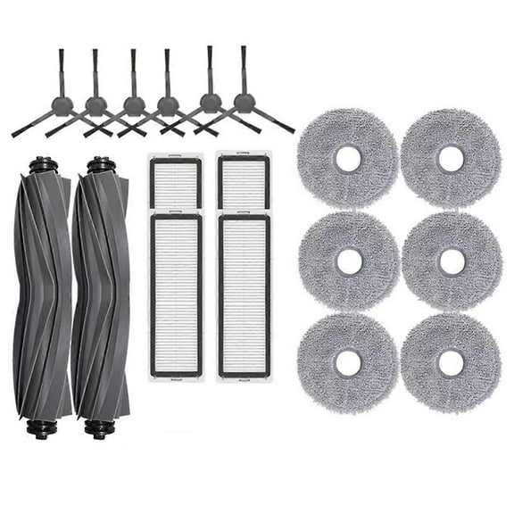 18PCS for Dreame Bot L10 Prime Main Side Brush Hepa Filter Mop Cloth