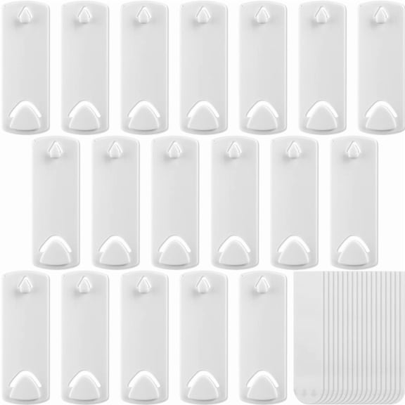 18Pack Picture Hangers,Sawtooth Picture Hangers with Removable Adhesive Strips, Hang Pictures on Wall Without Nails