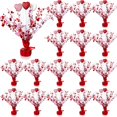 thumbnail image 1 of 18Pack Valentines Table Decorations, Valentine's Day Metallic Foil Spray Centerpieces for Tables with Foam Heart Gleam N'burst Party Spray for Valentine's Day Table Decoration, 1 of 16