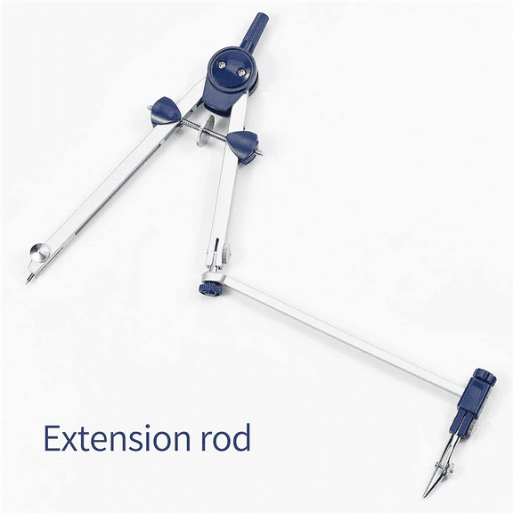 18Pc Geometry Set Metal Compass Geometry Precision Tool for Student, Circle Drawing Tool and Architecture Drafting Kits