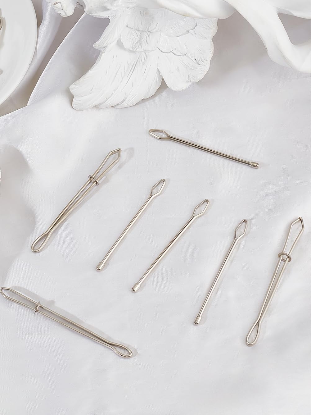 18Pcs 2 Styles Platinum Iron Bodkin Threader Easy Pull Drawstring ...