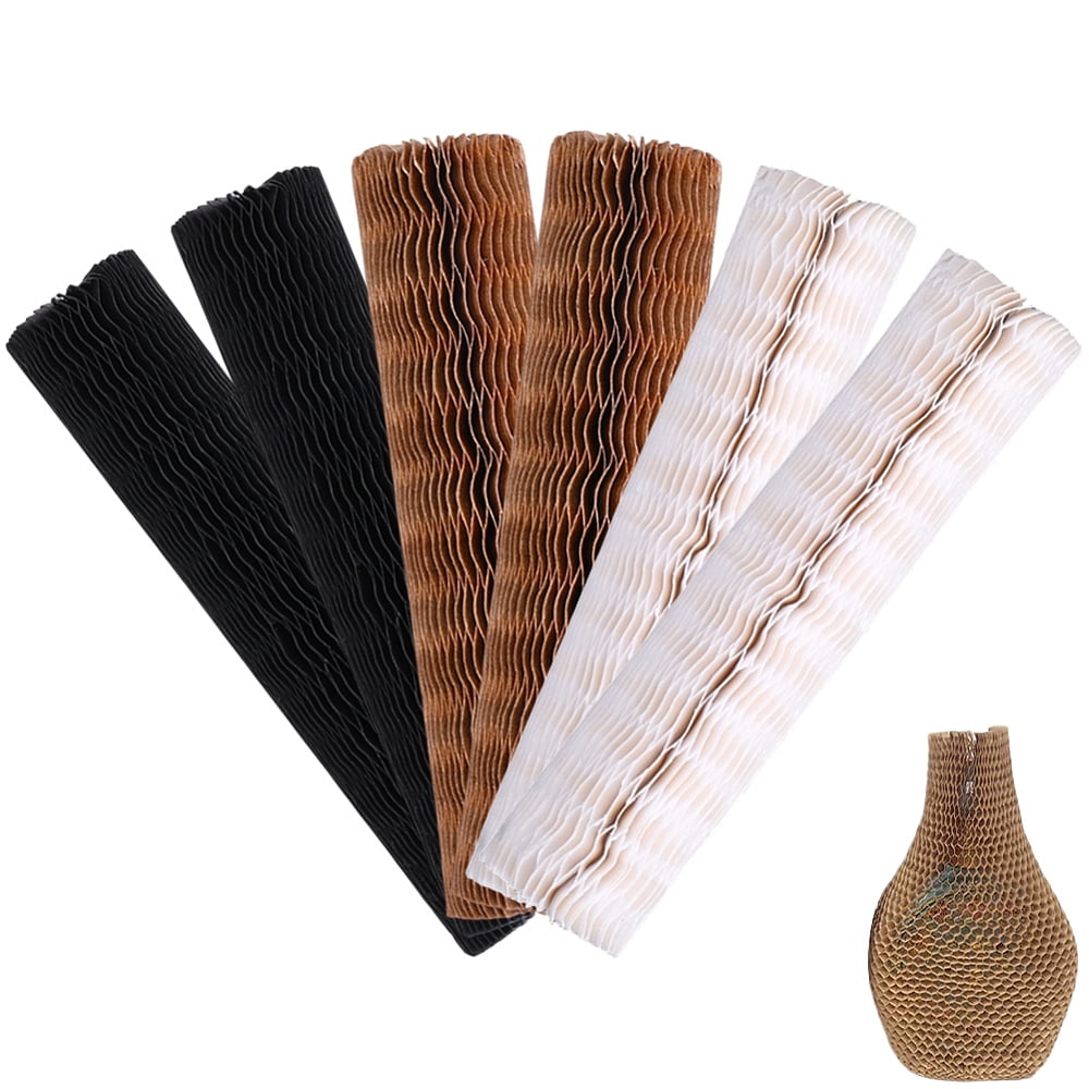 18Pcs 3 Colors Paper Packing Bags Honeycomb Paper Sleeve for Wine Mixed ...