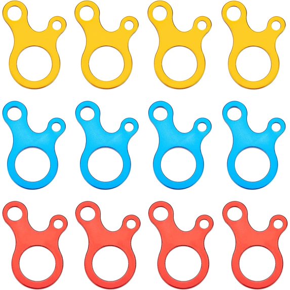 Yuauy 4-Pack Bike Chain Adjusters – Aluminum Alloy Tensioners For Single-Speed Bicycles (4 Colors)