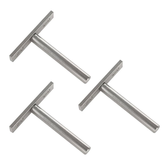 18Pcs 3-Inch Invisible Floating Shelf Brackets, Hidden Shelves Supports, Wall Holder Concealed Bracket Mount Kit