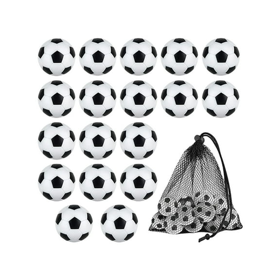 18Pcs 32mm Table Soccer Foosballs Replacement Balls Official Tabletop Game Balls