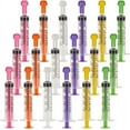 thumbnail image 1 of 18Pcs 6 Colors 5ML Plastic Measurement Syringe with Cap Individually Sealed Measuring Syringe Tools Without Needle Liquid Syringe for Scientific Labs Liquid Dispensing Pet Supplies DIY, 1 of 5