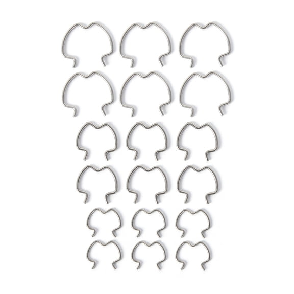 18Pcs 800-801 Transmission Oil Coolers Line Clip Clamps For Automotive Cooling Pipes Quick Connector Clip