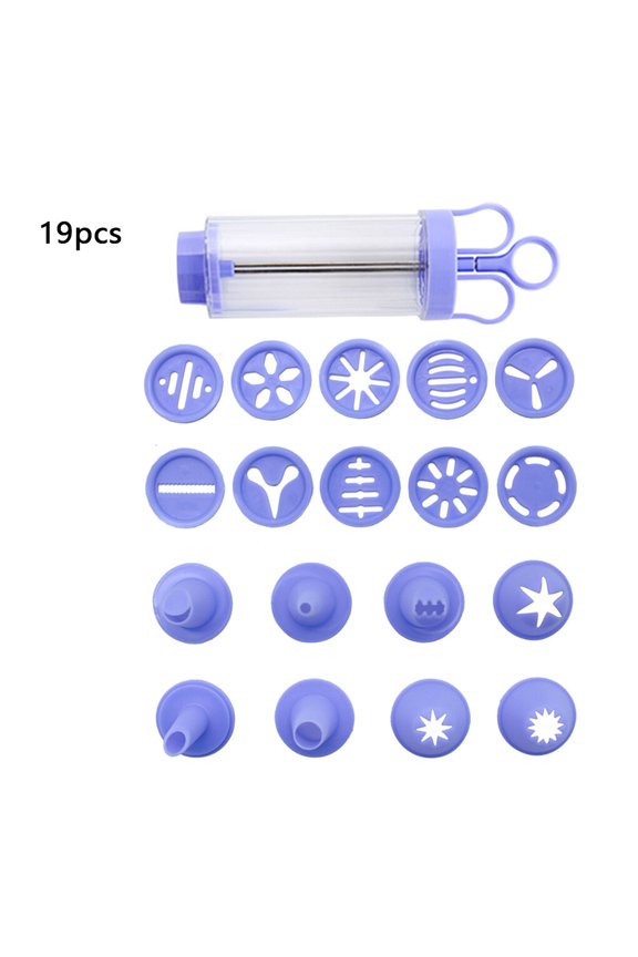 18Pcs Cake Decorating Supplies Kit Baking Cupcake Icing Tips Pastry Flower Piping Nozzles Decor Pen