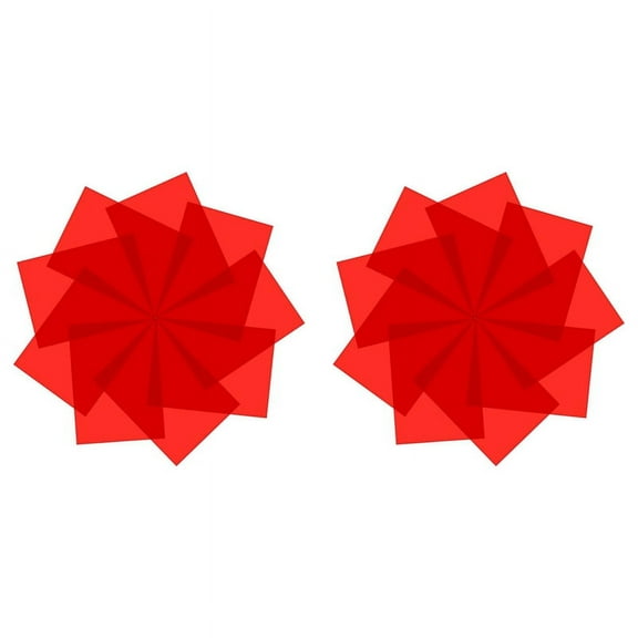 18Pcs Gel Light Filter Color Correction Colored Overlays Film Lighting Gel Filter for Film,Video,Photo,Stage (Red),18 x Gel light filters,Red