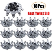 18Pcs Golf Shoes Spikes Cleats Golf Cleats Easy Replacement Fast Twist 3.0 Studs For Footjoy