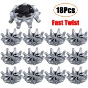 18Pcs Golf Shoes Spikes Cleats Golf Cleats Easy Replacement Fast Twist Stud For Footjoy