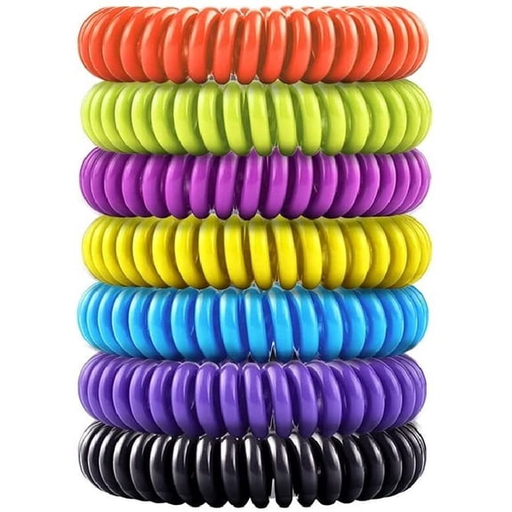 18Pcs Mosquito Repellent Bracelet Natural Waterproof for Kids Adults
