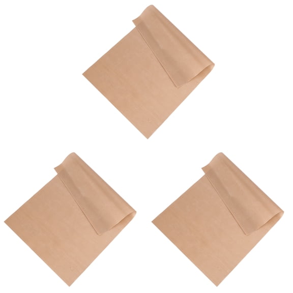 18Pcs PTFE Sheet 40X60cm Reusable Baking Mat Oil-Proof Paper Baking Oven Tool Non-Stick for Bbq,18 * PTFE heat resistant sheet,Brown
