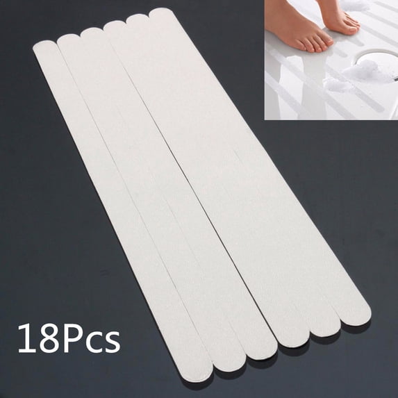 18Pcs PVC Bathroom Ceramic Tile Floor Anti Slip Stickers Bathtub Safety Tape Mat Non Slip Shower Strips Pad