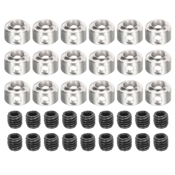 18Pcs RC Airplane Landing Gear Stopper 4.1mm(0.16 inch) Plane Wheel Collar for RC Airplane Model Remote Aircraft