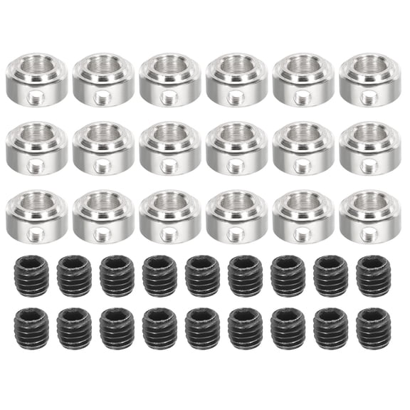 18Pcs RC Airplane Landing Gear Stopper 5.1mm(0.2 inch) Plane Wheel Collar for RC Airplane Model Remote Aircraft