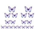 thumbnail image 1 of 18Pcs/Set Butterfly Cake Toppers Realistic Vivid Image Food Grade Reusable Festive Decorative Paper Simulation Butterfly Cake Decorating Toppers Wedding Crafts, 1 of 6