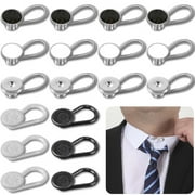 18Pcs Shirt Collar Button Extender Neck Button Extender for Mens Dress Shirt - Comfortable Tie Collar Expander