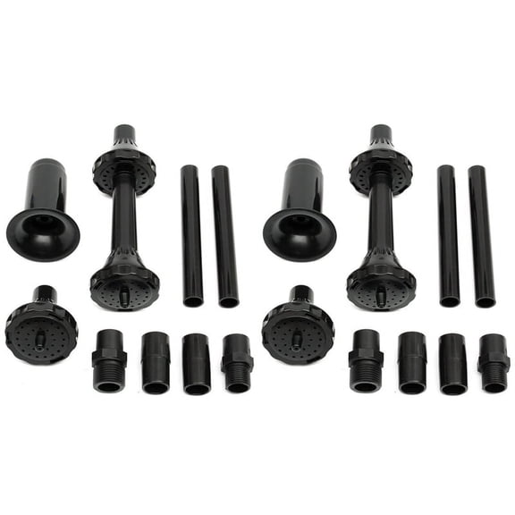 18Pcs Small Fountain Nozzle Kit Water Fountain Nozzle Heads for Pond Fountain Submersible Pump Pool