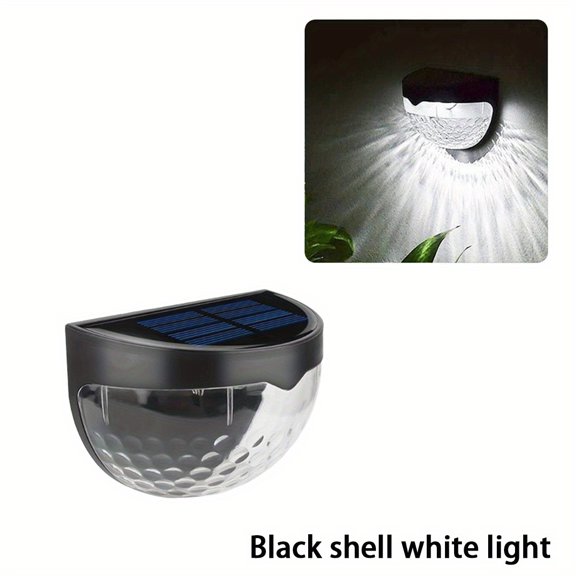 18Pcs Solar Fence Deck Wall Lights, Commercial Flash Lights, Waterproof Solar Rechargeable, Security & Decor Light Bars for Porch, Patio, Fence, Garage & Wall Mount