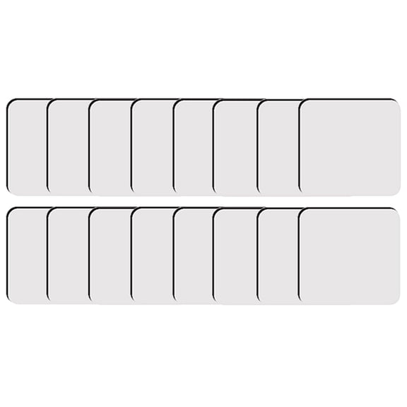 18Pcs Sublimation Square Coaster Blanks Bulk MDF Hardboard Cork Coasters Blank