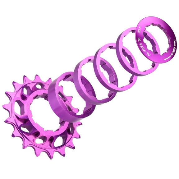 18T Single Speed Cogs High Strength Freewheels Bicycles Flywheel Sprocket Part for Fixed Gear Bike Easily Install