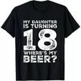 thumbnail image 1 of 18Th Birthday Dad Mom 18 Year Old Daughter Gift Family Squad T-Shirt Unisex S-5XL Hot Trending Shirt, Vintage Birthday Gift, 1 of 2