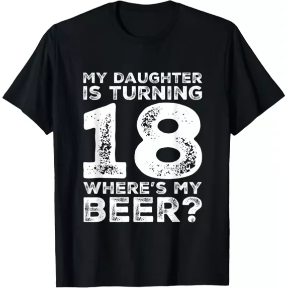 18Th Birthday Dad Mom 18 Year Old Daughter Gift Family Squad T-Shirt Unisex S-5XL Hot Trending Shirt, Vintage Birthday Gift