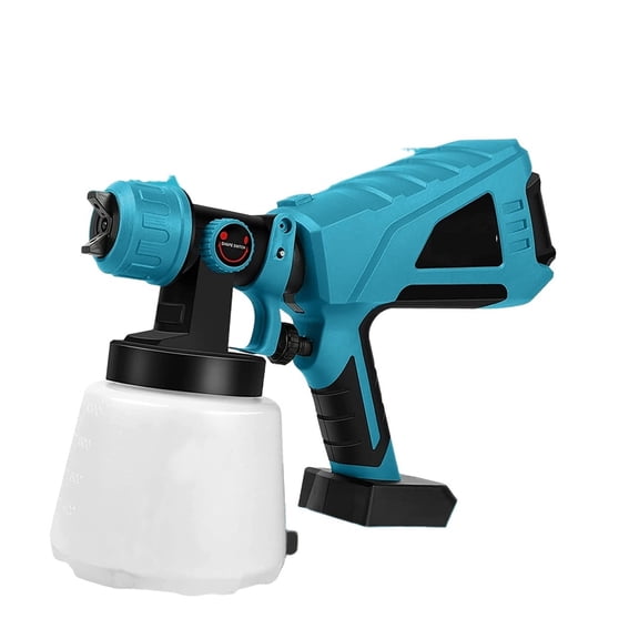 18V 1500W Electric Cordless Spray Gun High Power Paint Sprayer Auto Furniture Steel Coating Airbrush For 18V Battery ,User-Friendly Design