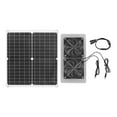 18V 25W Solar Panel Fan Kit Monocrystalline Waterproof 3500 RPM Solar Exhaust Fan Kit for