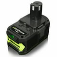 thumbnail image 1 of 18V 6.0Ah Extended Battery for Ryobi P5452BTL P546BTL P547 P553 P555 P592, 1 of 5