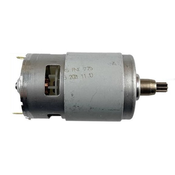 18V 775 Electric Wrench Motor with 7 Teeth,Silver Replacement Engine Part, for Power Tools Repair and Accessories