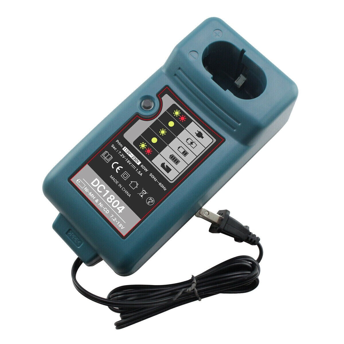 Batterie de remplacement NI-MH 18V 4.8Ah pour Makita PA18 1822 1823