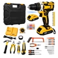 thumbnail image 1 of 18V Cordless Drill Tool Set with 2 Batteries, 110-Piece Multi-Function Power Drill Combo Kit with Storage Case for Home Repair, 1 of 7