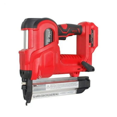 18V Cordless Electric 2 In 1 Nailer/Stapler Gun With 200pcs F50 And 9032(K432) Nail Compatible For 18v B Series Lithium Battery ,Wide Application