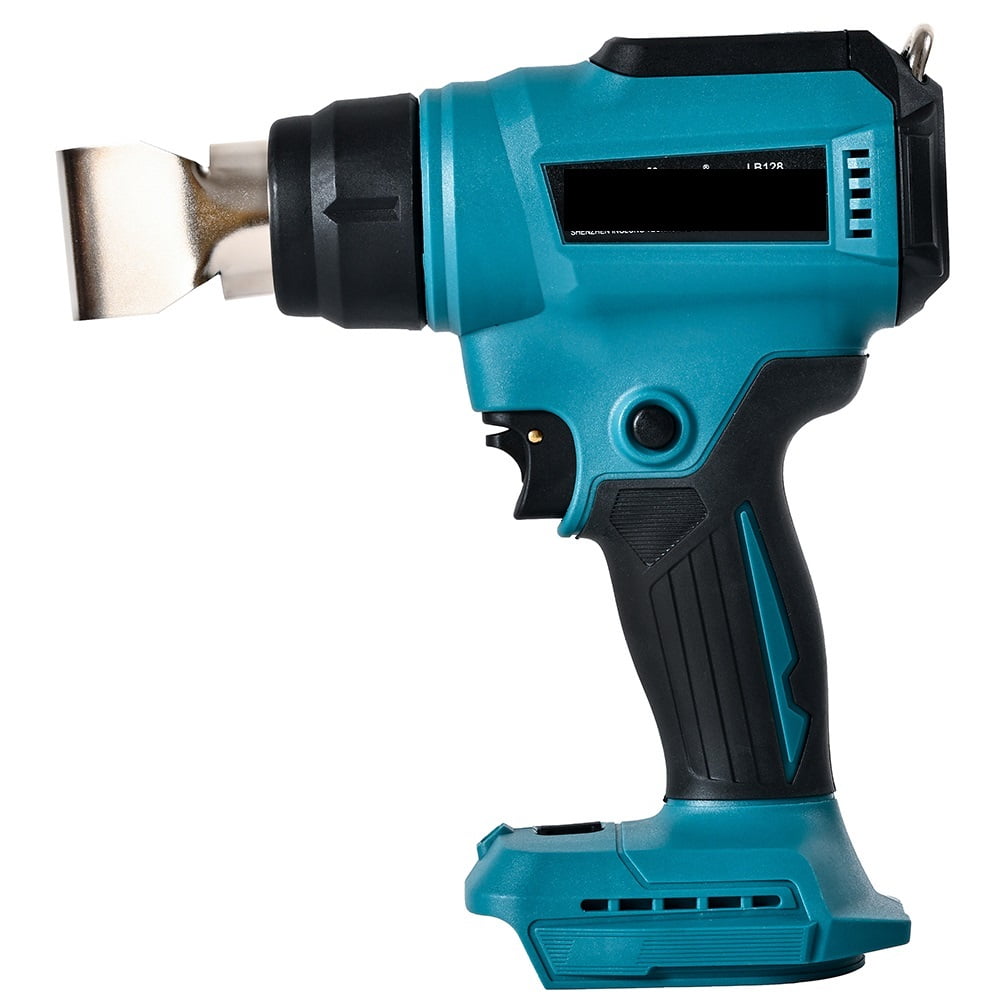 18V Heat Gun Shrink Wrapping Tool Hot Air Gun Air Dryer Soldering Thermal Blower with LED display, Tool only, No battery ,Variable Temperature