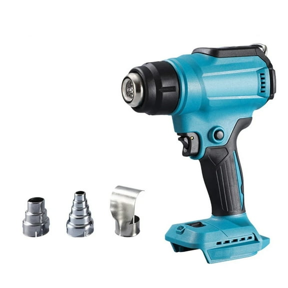 18V Heat Gun Shrink Wrapping Tool Hot Air Gun Air Dryer Soldering Thermal Blower with LED display, Tool only, No battery ,Variable Temperature