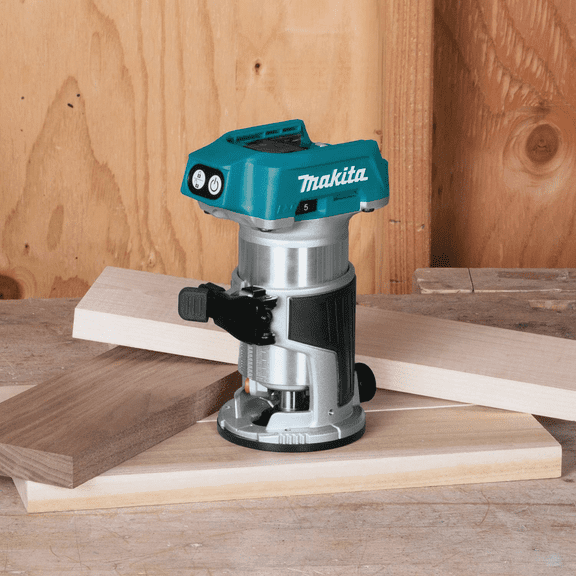 18V LXT Brushless Cordless Router - Tool Only - Single Pack Interior & Exterior Use, Professional Finish