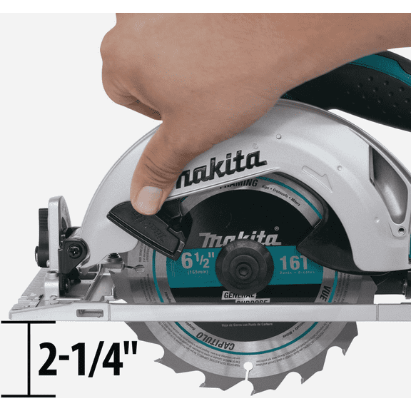 18V LXT Lithium-Ion Cordless Circular Saw - Tool Only - Pack of 4  Heavy-Duty Construction, Professional Use