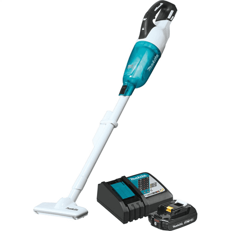 Makita 18V LXT® Lith-Ion Compact Brushless Cordless Vacuum Kit, Trigger w/ Lock (2.0Ah)