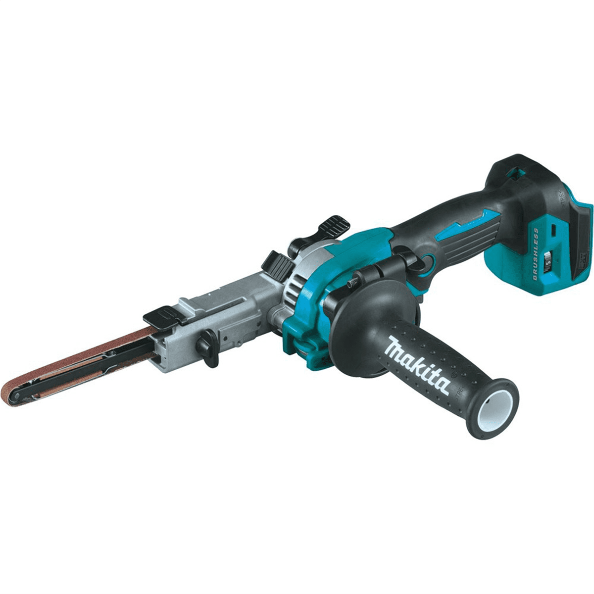 Makita 18V LXT Lithium&hyphen;Ion Brushless Cordless 3/8" x 21" Detail Belt Sander, Tool Only