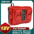 thumbnail image 1 of 18V  Li-Ion Battery Fast Charger for Einhell Tool battery 4511396 45114 PX-BAT52, 1 of 8