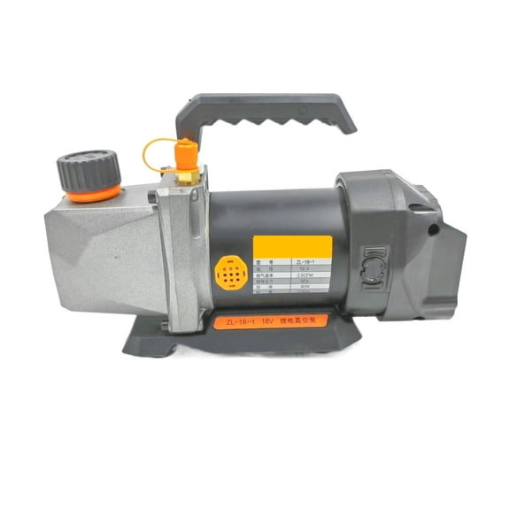 18V Lithium Battery Vacuum Pump 5Pa 80W 2.5CFM 1/4 Air Inlet Refrigeration For Car Household Air Conditioning For 18V Battery ,Outstanding Oil Inlet System