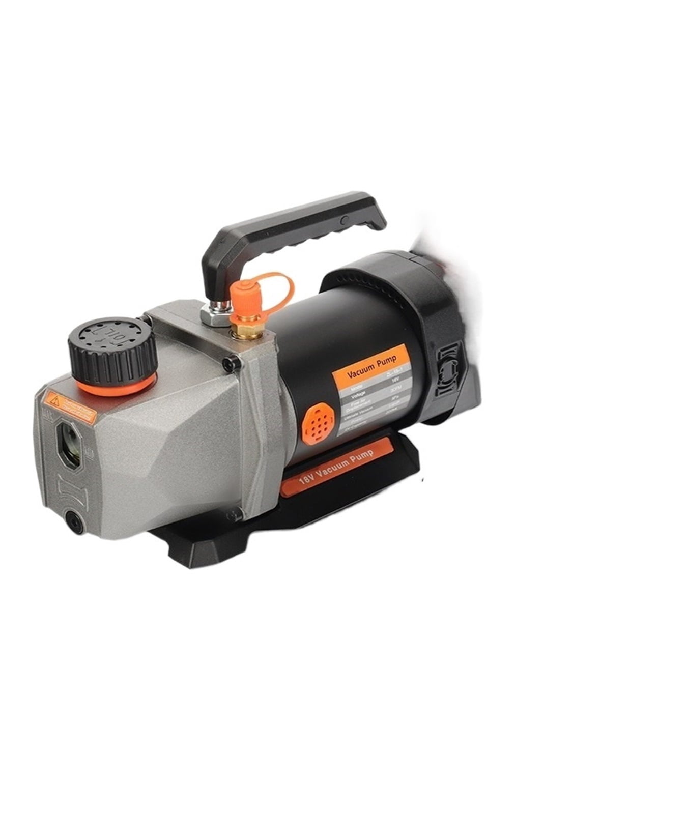 18V Lithium Battery Vacuum Pump 5Pa 80W 2.5CFM 1/4 Air Inlet Refrigeration For Car Household Air Conditioning For 18V Battery ,Outstanding Oil Inlet System