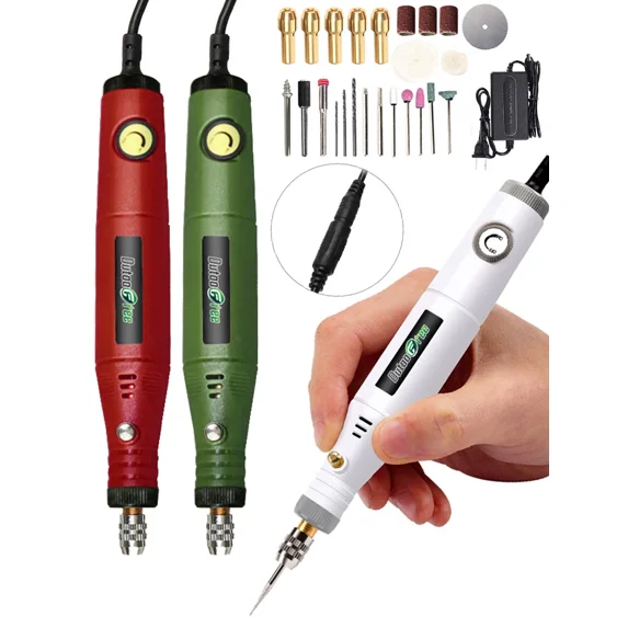 18V Micro Electric Drill Electric Grinder Household Electric Carving Pen Jade Carving Woodworking Variable Speed Polishing Tool