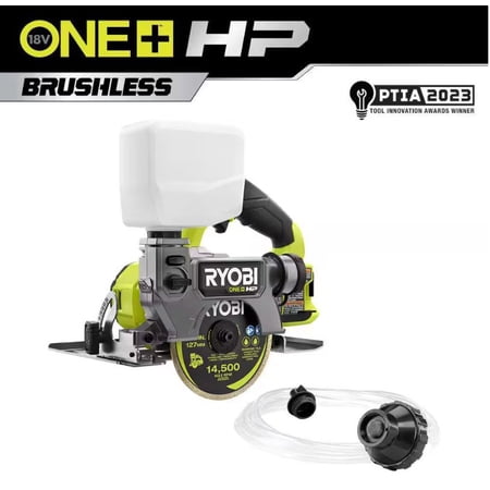 RYOBI - ONE+ HP 18V Cordless Handheld Wet/Dry Masonry Tile Saw (Tool Only)