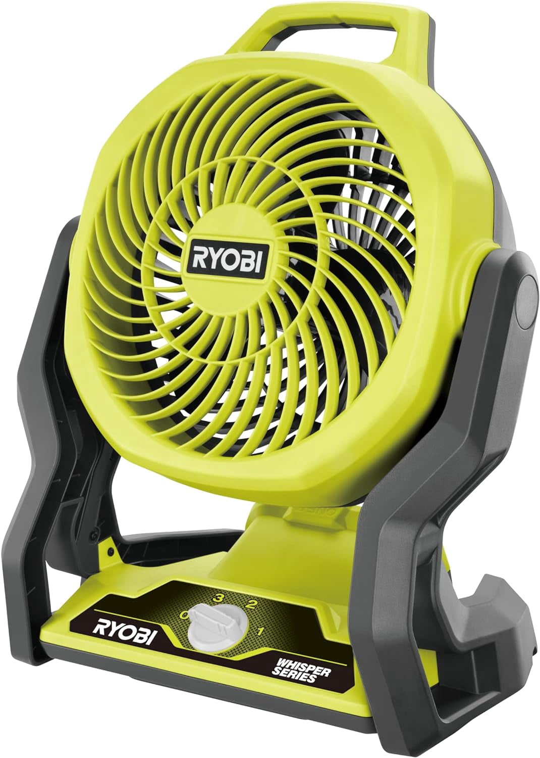 Ryobi 40V 14in. Cordless Hybrid WHISPER SERIES Air Cannon Fan, Battery Powered (Tool Only Ryobi 40V 14in. Cordless Hybrid WHISPER SERIES Air Cannon Fan, Battery Powered (Tool Only