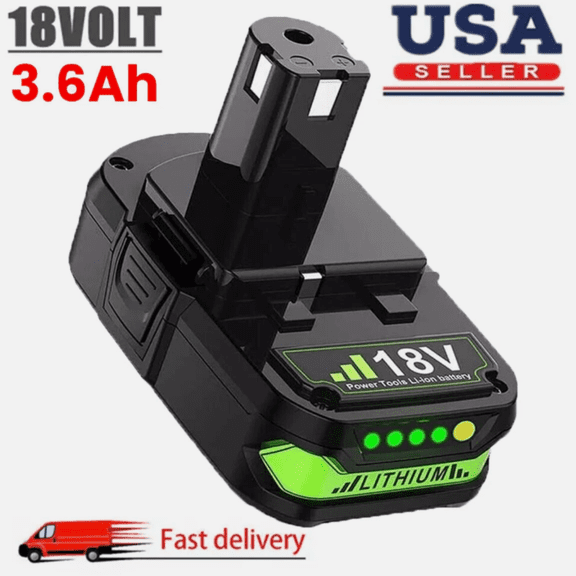 18V P102 Replacement for Ryobi 18V 3.6Ah Lithium Ion Battery P108 P103 P105 P107 P109 P104 Compatible with Ryobi 18-Volt Plus Power Tools