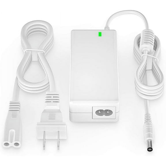 18V Power Cord White AC DC Adapter Compatible with Cricut Cutting Machine Explore Air 2/Maker/Explore/Explore Air/Explore One/Expression/Expression 2/Create/Cake Mini/Original Charger Power Supply